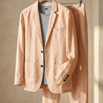 Lorenzo Linen-Blend Suit