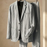 Lorenzo Linen-Blend Suit