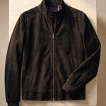 Carlo Suede Bomber Jacket