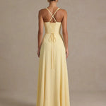 Elegant Spaghetti Strap Sleeveless Maxi Dress