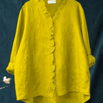 Maribel | Soft Ruffle Blouse -  for Real Comfort