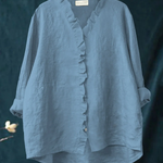 Maribel | Soft Ruffle Blouse -  for Real Comfort