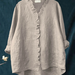 Maribel | Soft Ruffle Blouse -  for Real Comfort