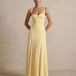 Elegant Spaghetti Strap Sleeveless Maxi Dress