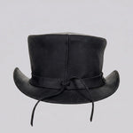 EKON Leather Steampunk Top Hat