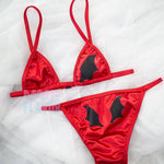 Devil 666 Cheerleader Swimsuit Uniform