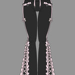 Jirai Kei Bow Track Pants