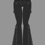 Jirai Kei Bow Track Pants