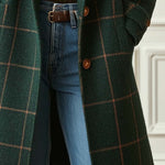 Elena – Classic Checked Coat