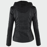 Gia - Leather Biker Jacket