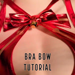 Ribbon Kitten Lingerie Bow Set