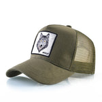 Animal Patch Snapback Caps