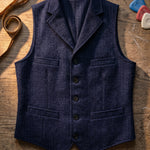 Lucio Herringbone Vest