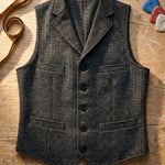 Lucio Herringbone Vest