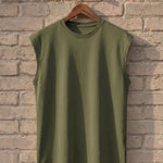 Ludovico Cotton Blend Sleeveless Tee