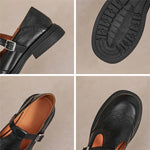 GraceStep Leather Mary Janes