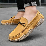 Callum Sinclair | Suede Buckle Loafers For Men