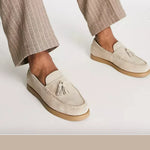 Jack Ryan | Suede Tassel Loafers For Men