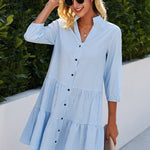 Clara | Classic Gingham Midi Dress