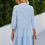 Clara | Classic Gingham Midi Dress