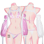 DANGER Cyber Cat Bikini with Sleeves Set