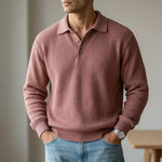 Enzo Ribbed Knit Polo