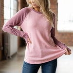Serena Soft Raglan Long-Sleeve Top