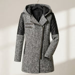Valeria Asymmetric Hooded Coat