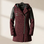 Valeria Asymmetric Hooded Coat