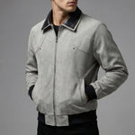 Stefano Suede Zip Jacket