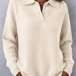 Marvelle | Chic Polo Knit Sweater