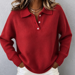 Marvelle | Chic Polo Knit Sweater