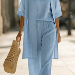 Cecily | Linen-Cotton Three-Piece Set