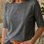 Clara | Classic Cotton-Feel T-Shirt