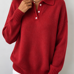 Marvelle | Chic Polo Knit Sweater