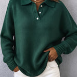 Marvelle | Chic Polo Knit Sweater