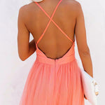 The Spark | Maxi Dress in Coral Light