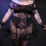 Wings of Temptation Sheer Dress