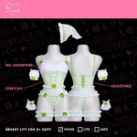 Cottage Maiden Checkered Ruffle Lingerie