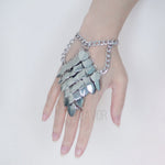 Iron Maiden Wrist Cuffs Steel Chainmail Scalemail