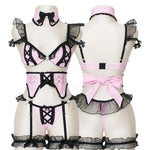 Jirai Kei Garter Lingerie Set