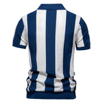 Stravino Stripe Zip Polo