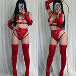 Red Metallic Holiday Sleigh