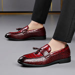 Glossy Tassel Loafers