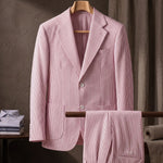 Roberto Cotton Seersucker Suit Set