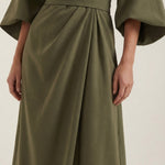 Ana Maxi Dress with Waist Belt