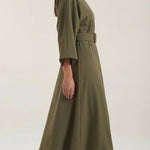 Ana Maxi Dress with Waist Belt
