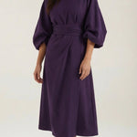 Ana Maxi Dress with Waist Belt