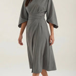 Ana Maxi Dress with Waist Belt