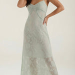 Arabelle Long Lace Dress